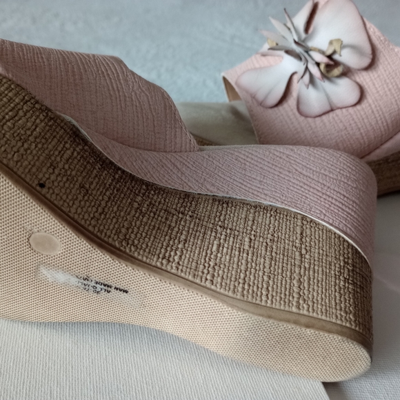 Tuscany by Easy Street Castello Women's Wedge open toe platform Sandals 3 inch - Picture 6 of 8